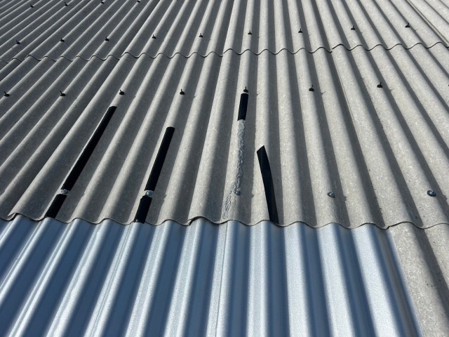 屋根補修工事　施工完了